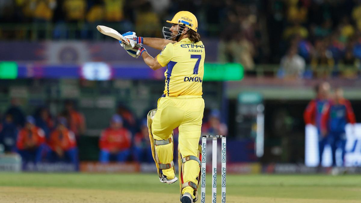 Dhoni scores 16-ball 37 in his first IPL 2024 outing with bat during DC vs CSK